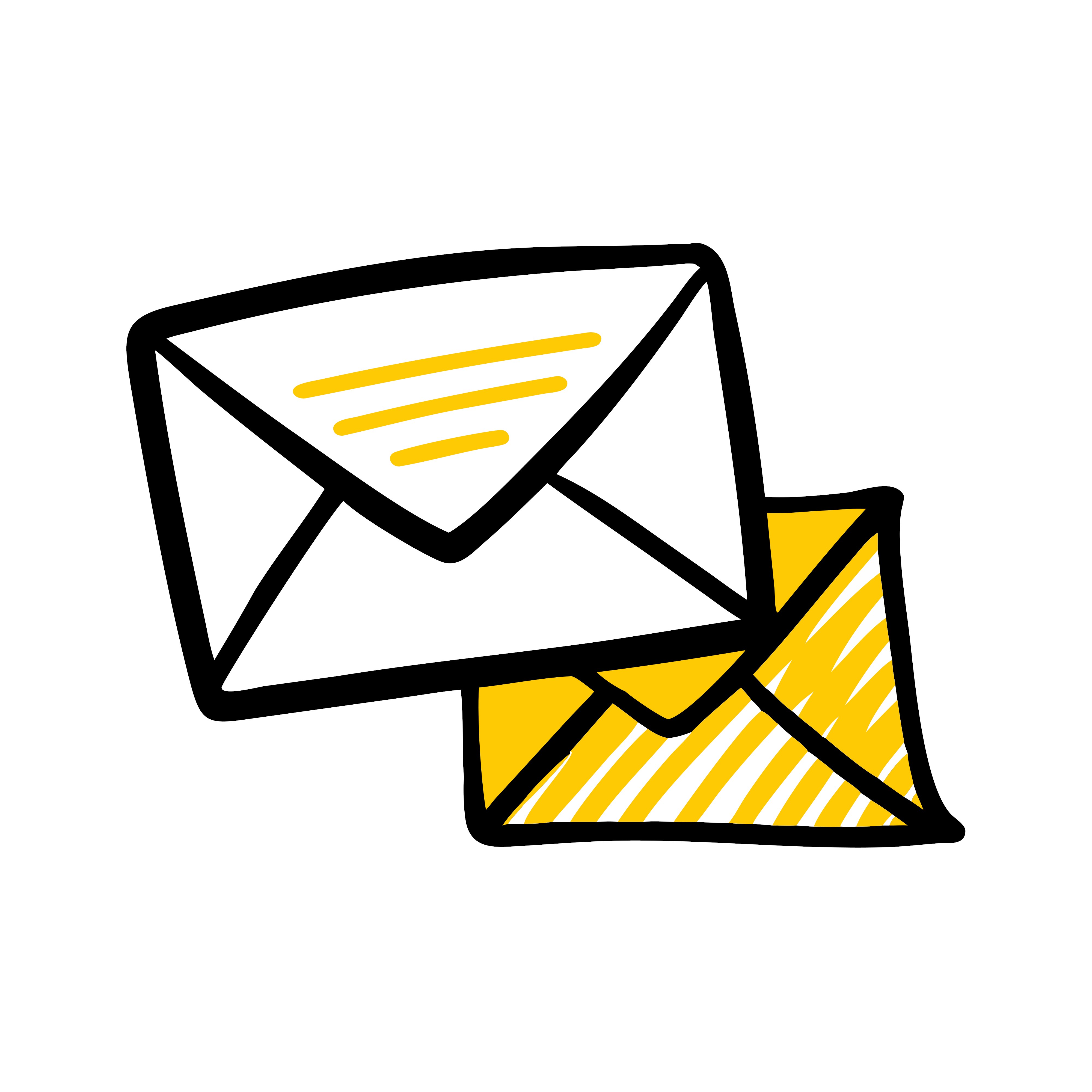 cartoon image of an envelope